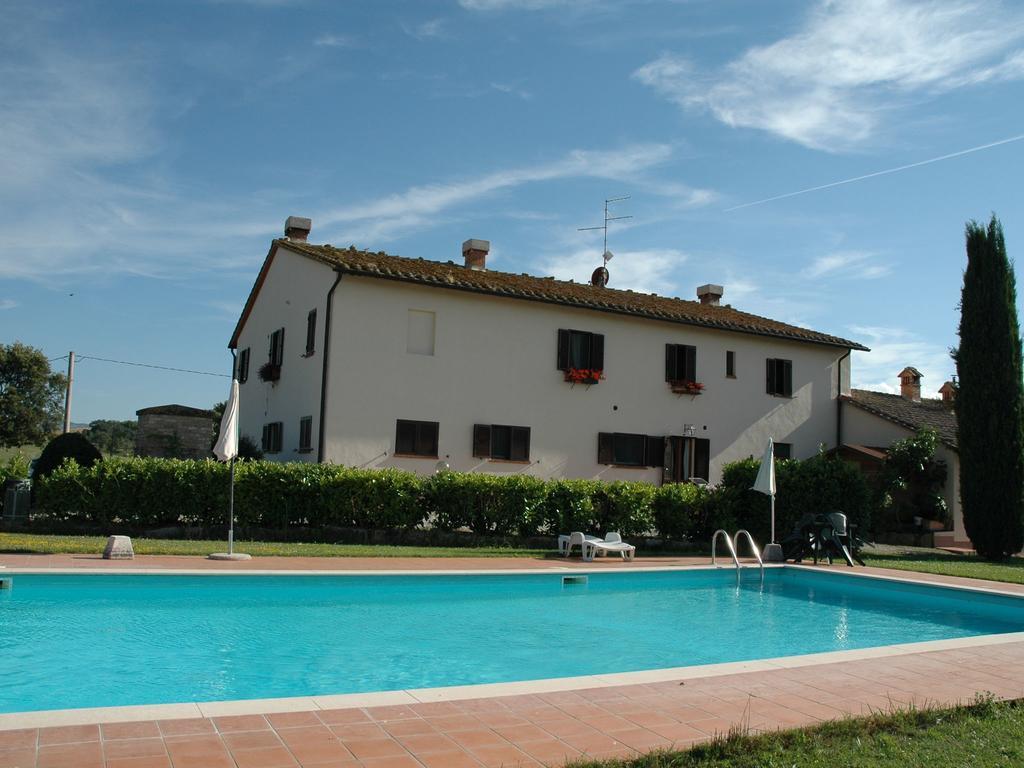 Spacious Farmhouse In Pienza With Swimming Pool Apartman Contignano Kültér fotó