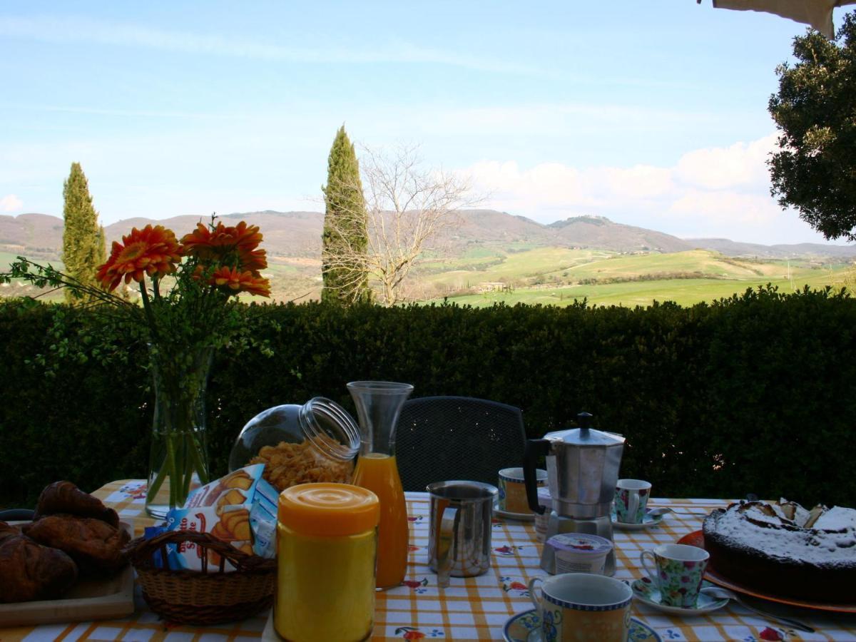 Spacious Farmhouse In Pienza With Swimming Pool Apartman Contignano Kültér fotó