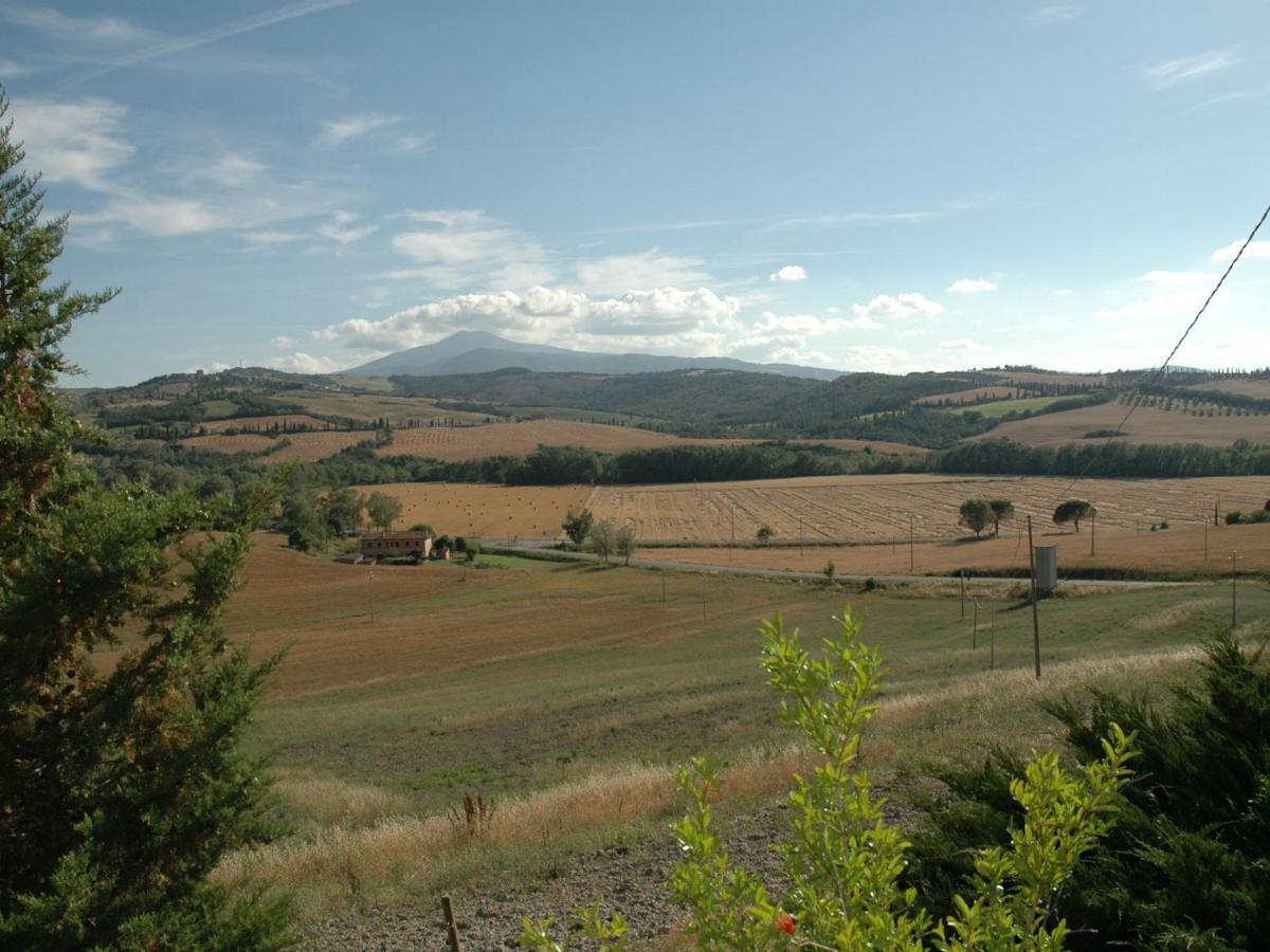 Spacious Farmhouse In Pienza With Swimming Pool Apartman Contignano Kültér fotó