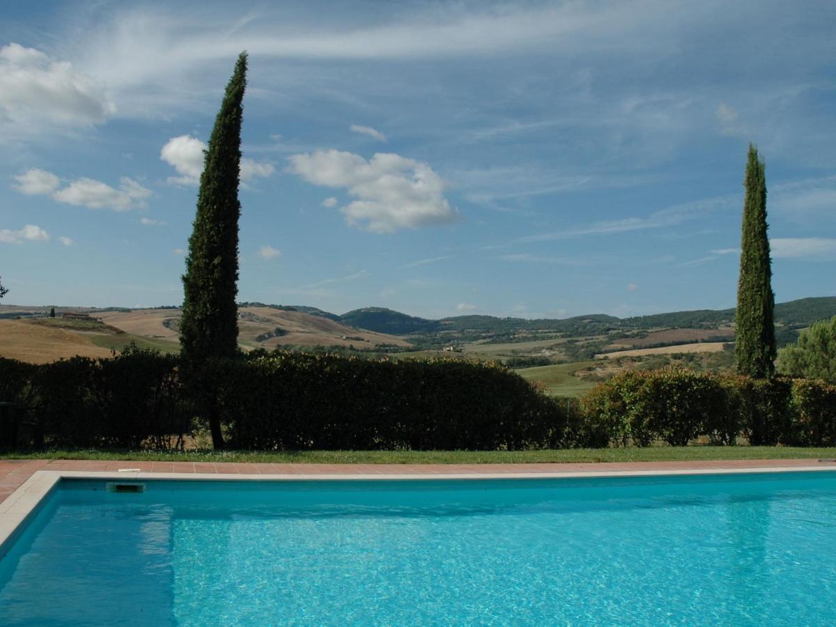 Spacious Farmhouse In Pienza With Swimming Pool Apartman Contignano Kültér fotó